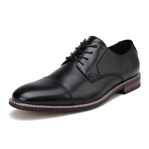 Mofri Men's Formal Lace Up Latex Insole Oxford