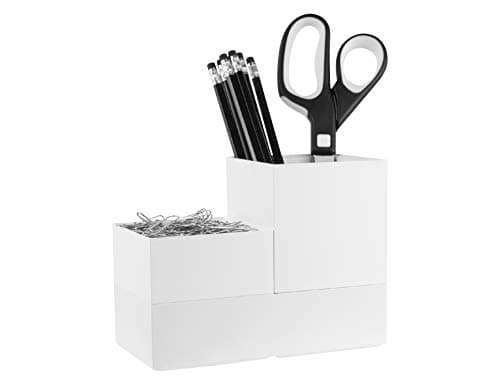 Bostitch Desk Organizer Accessory Tray & Storage Cup Bundle