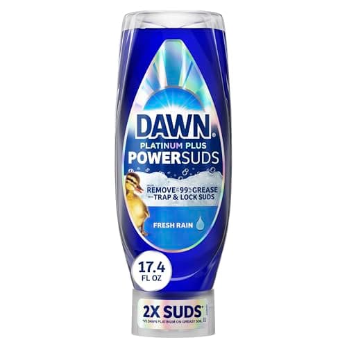 17.4oz Dawn Platinum Plus PowerSuds Liquid Dish Soap In