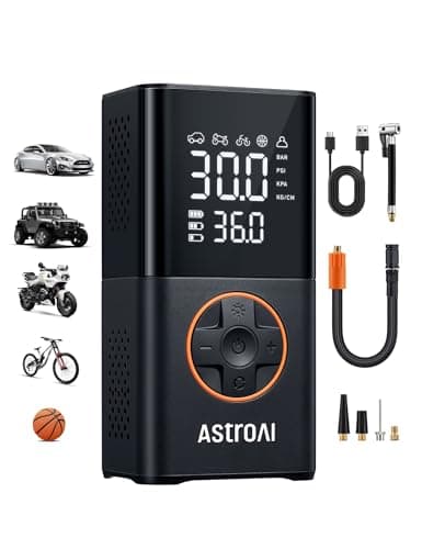 L7 Portable Air Compressor 150 PSI Cordless Bike Pump