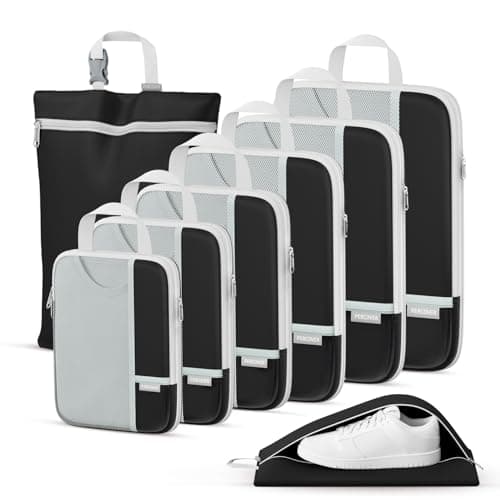 8-Piece Percover Pro Structured Compression Packing Cubes
