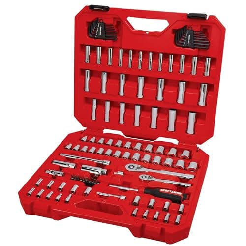 CRAFTSMAN Mech Tool Set 105pc SAE/Metric 1/4,3/8in Dr