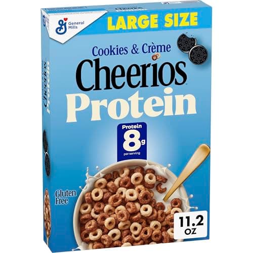 Large Box Cheerios Protein Cookies & Crème Cereal
