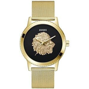 GUESS Iridescent Lion Analog Watch