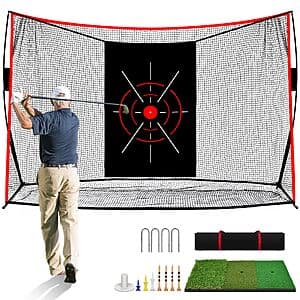 Bltend Heavy Duty Golf Net, 10x7ft/11x8ft Golf Practice Nets