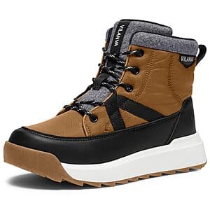 Vilanva Women's Winter Ankle Snow Boots