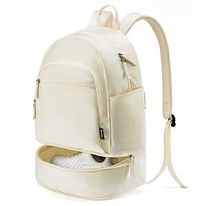 Uselike 26L Gym Backpack with Shoe Compartment