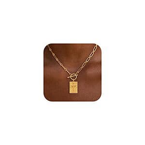 Eaciy Colorful Initial Necklace