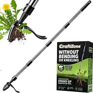 CRAFTZONE Stand-Up 5-Claw Weed Puller