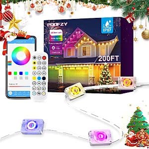 POOFZY 200' RGBIC Permanent Outdoor Lights
