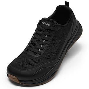AIRHAS Men's Wide-Toe-Box Low-Drop Gym Shoes
