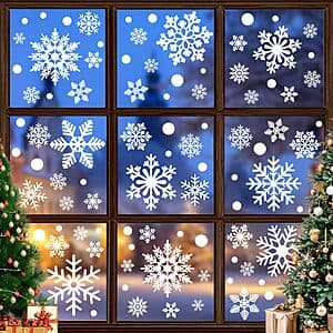 Traplace 116-Pc Christmas Window Clings