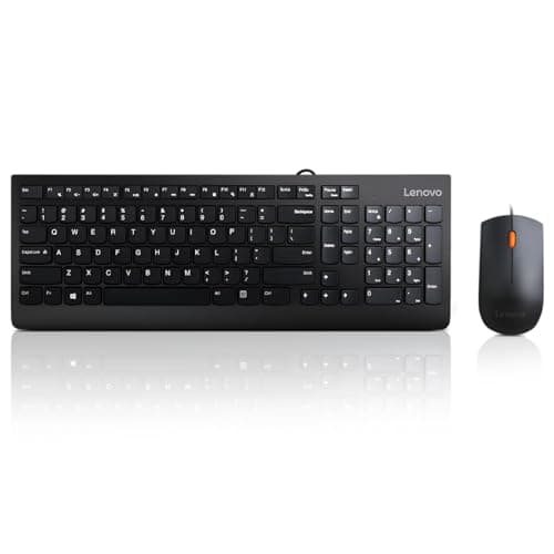Lenovo 300 USB Full-Size Wired Keyboard & Mouse