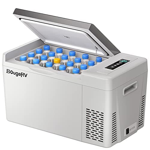 BougeRV 23 Quart 12V Portable Refrigerator Freezer