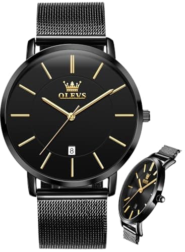 Men's Waterproof Ultra Thin 6.5mm Minimalist Watch