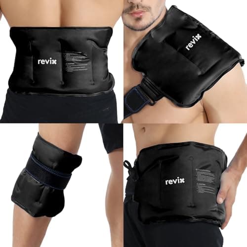 REVIX Large Ice Pack Wrap for Hip, Knee, Leg, Shoulder, Back