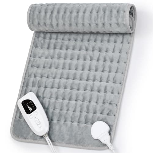 Heating Pad, 24x12in, Silver Gray