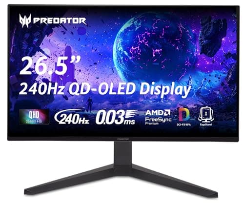 26" Acer Predator X27U WQHD 240Hz 0.03ms QD-OLED Freesync