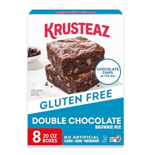 8-Pack Krusteaz Gluten Free Double Chocolate Brownie Mix