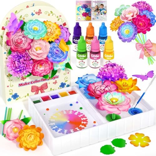 DIY Magic Dyeing Flower Bouquet Craft Kit
