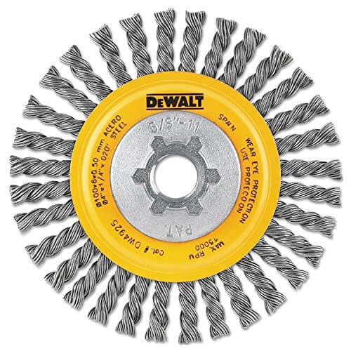 DEWALT 4" X 5/8"-11 HP .020 Carbon Stringer Wire Wheel